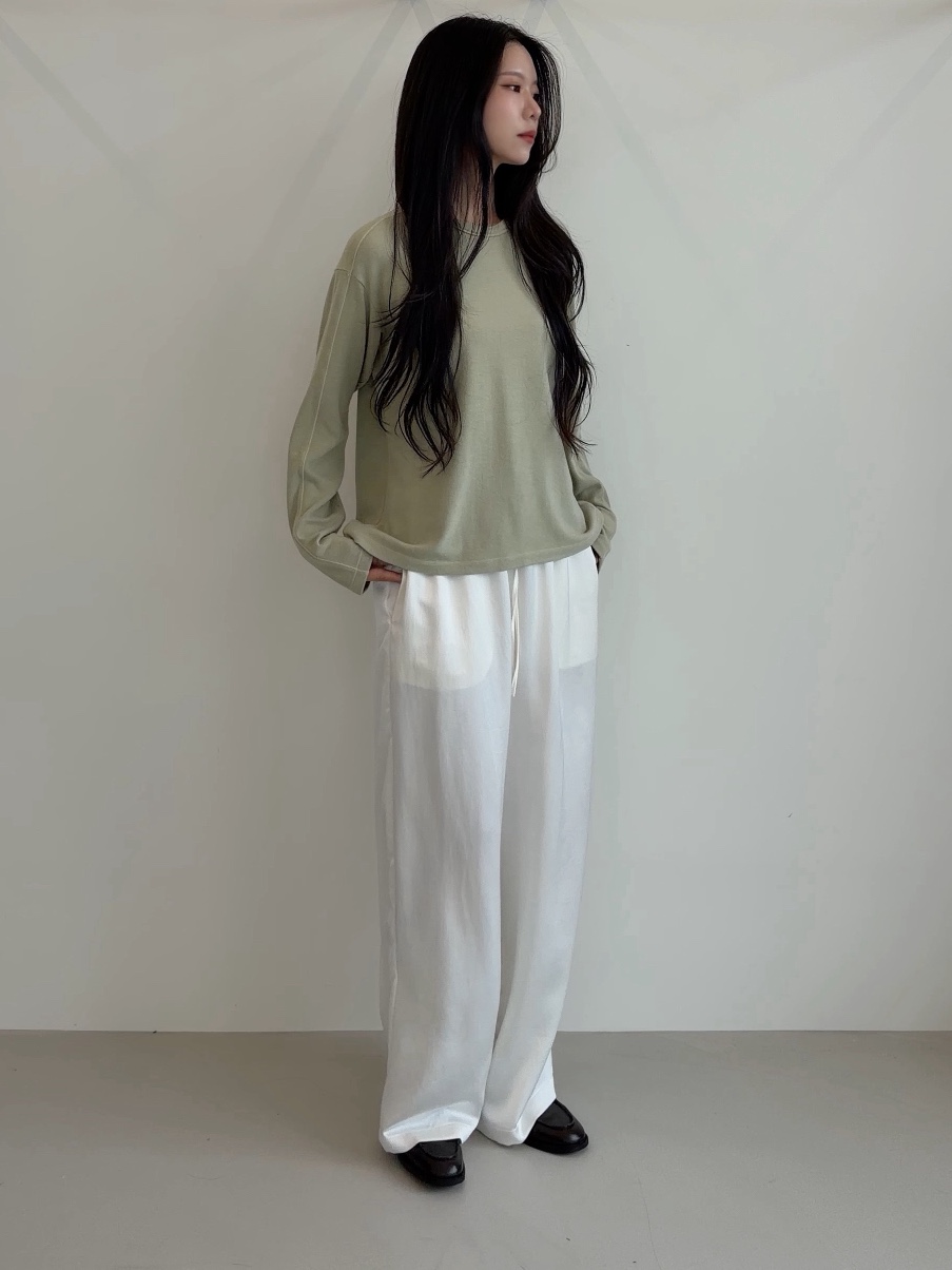 ELIA東大門實拍女裝新品人氣推薦時尚熱賣真品長袖T恤羊毛ELIA長袖T恤