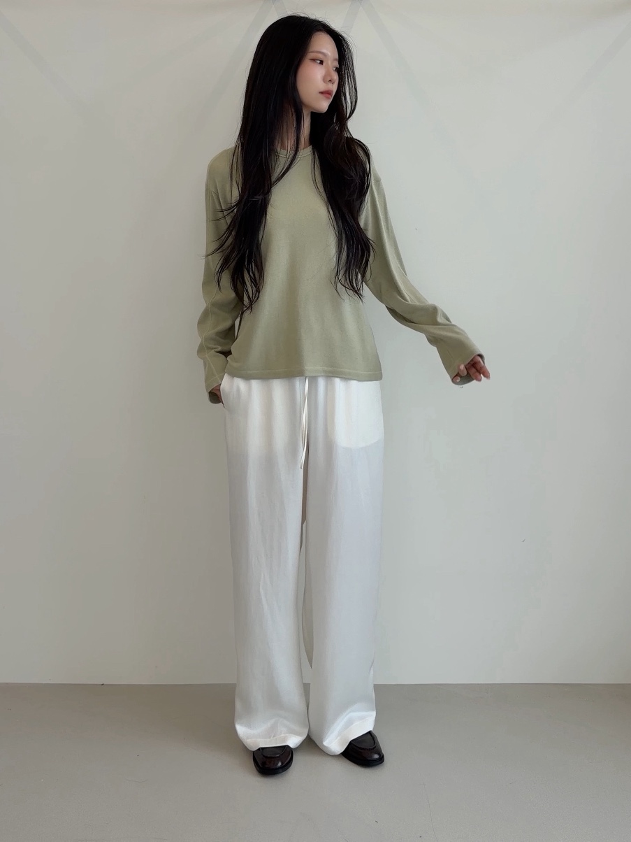 ELIA東大門實拍女裝新品人氣推薦時尚熱賣真品長袖T恤羊毛ELIA長袖T恤