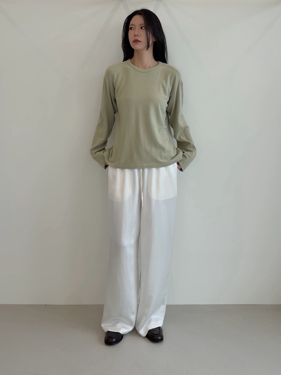 ELIA東大門實拍女裝新品人氣推薦時尚熱賣真品長袖T恤羊毛ELIA長袖T恤