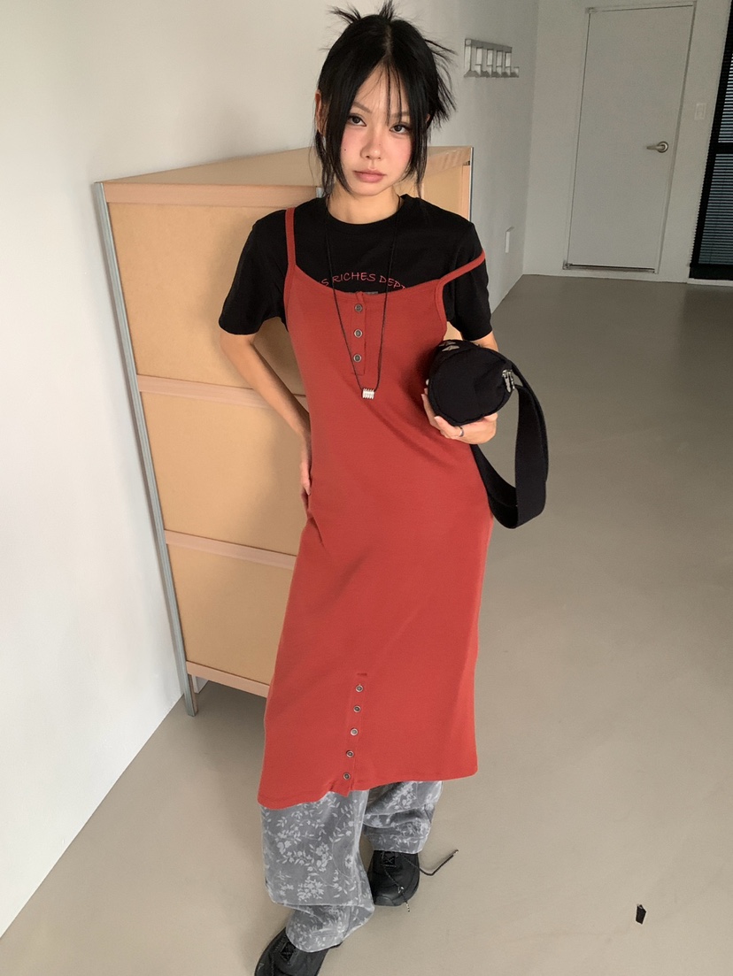 MORE THAN-P東大門代購女裝新品人氣時尚真品連衣裙OPSMORE THAN連衣裙
