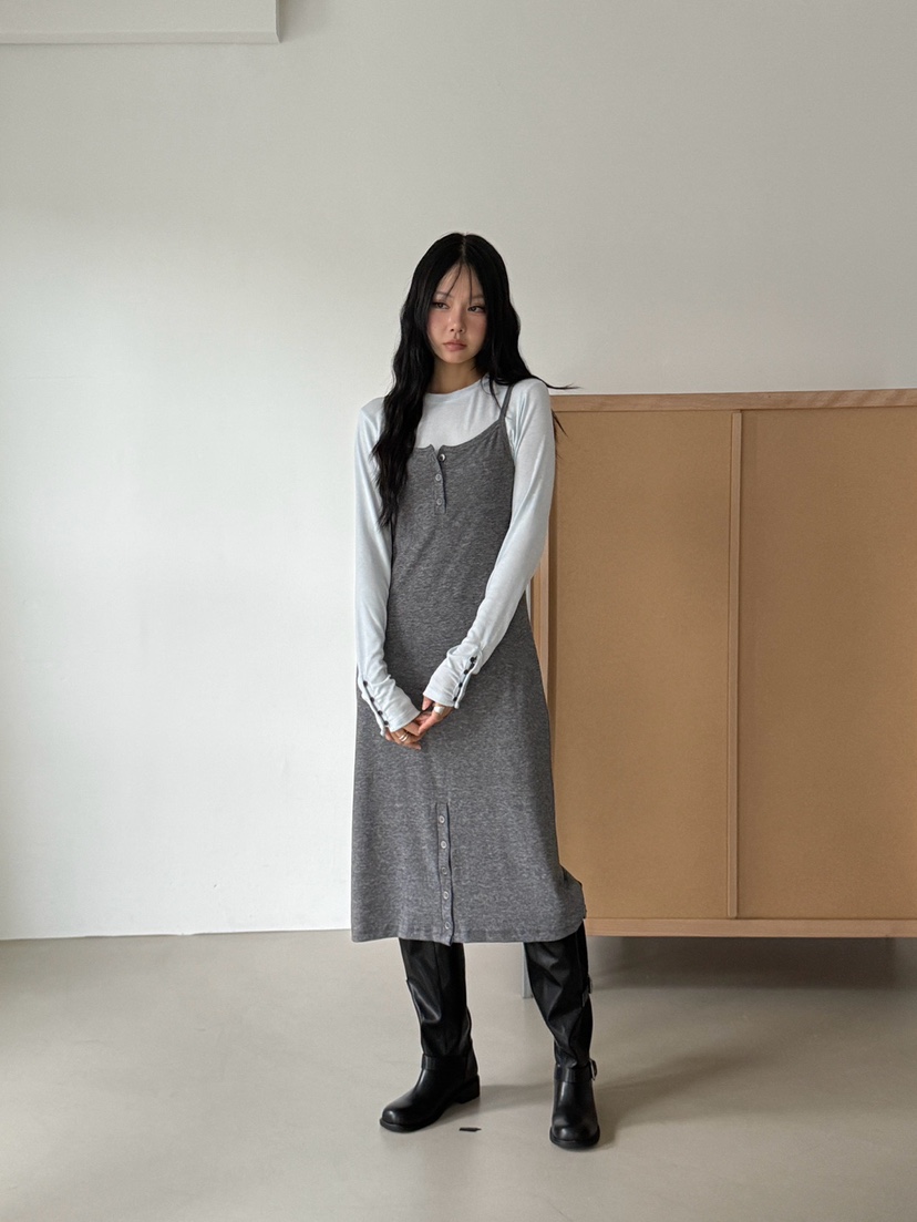 MORE THAN-P東大門代購女裝新品人氣時尚真品連衣裙OPSMORE THAN連衣裙