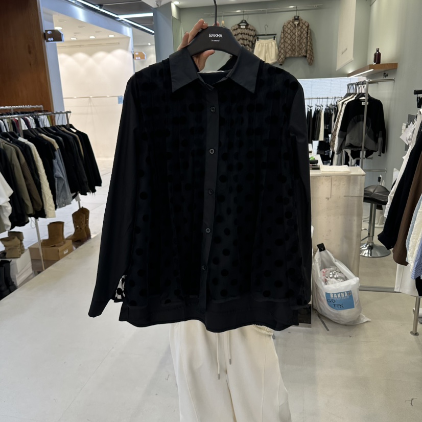 BAKHA東大門直郵女裝新品人氣真品時尚熱賣休閑襯衫蕾絲衫CHARLES THE SECOND/CHEAP-CHIC襯衫/蕾絲衫圖色2