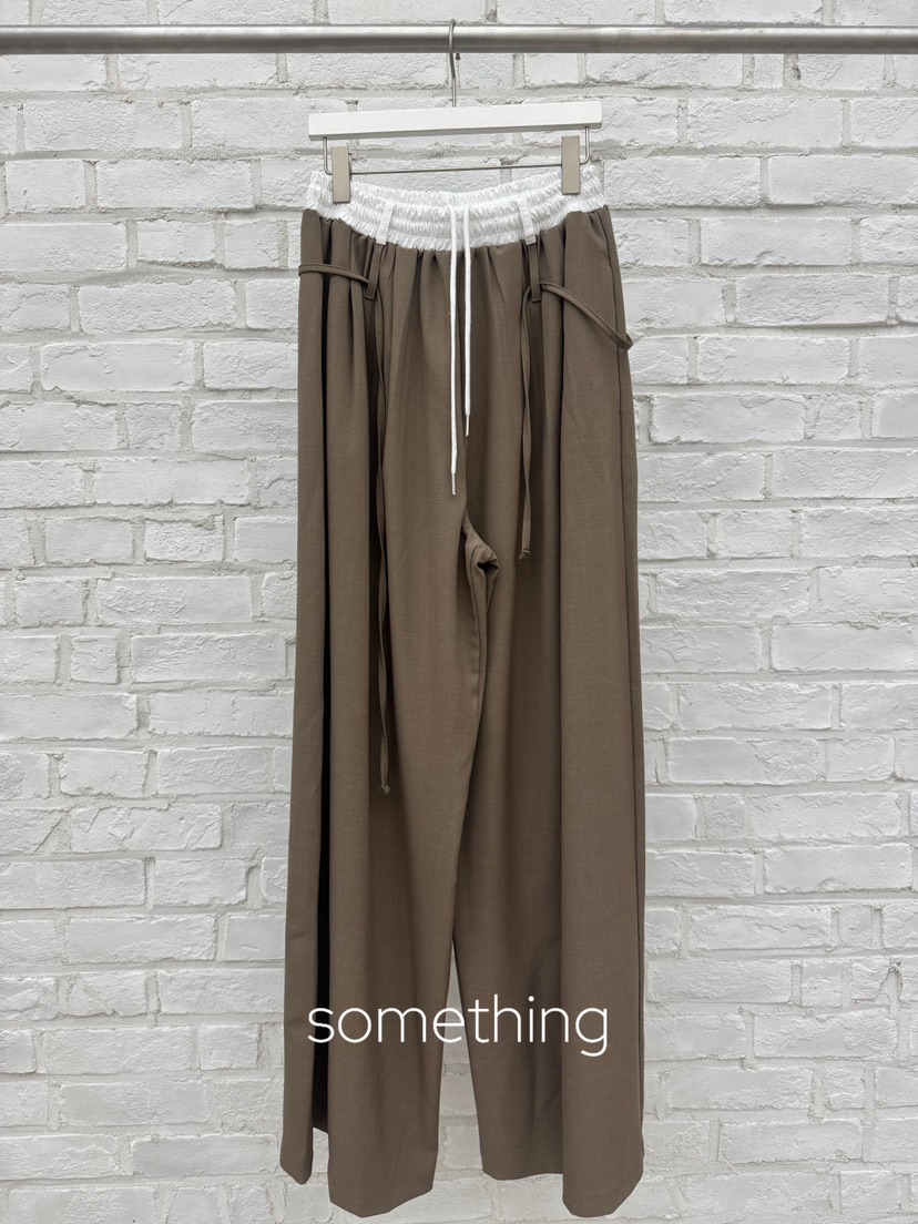 SOMETHING-L/FANCY韓國直郵女裝新款熱賣休閑真品休閑褲SOMETHING-L/FANCY休閑褲圖色1