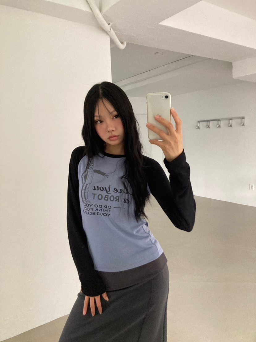 MORE THAN-P韓國代購女士新品人氣休閑熱賣時尚長袖T恤MORE THAN長袖T恤