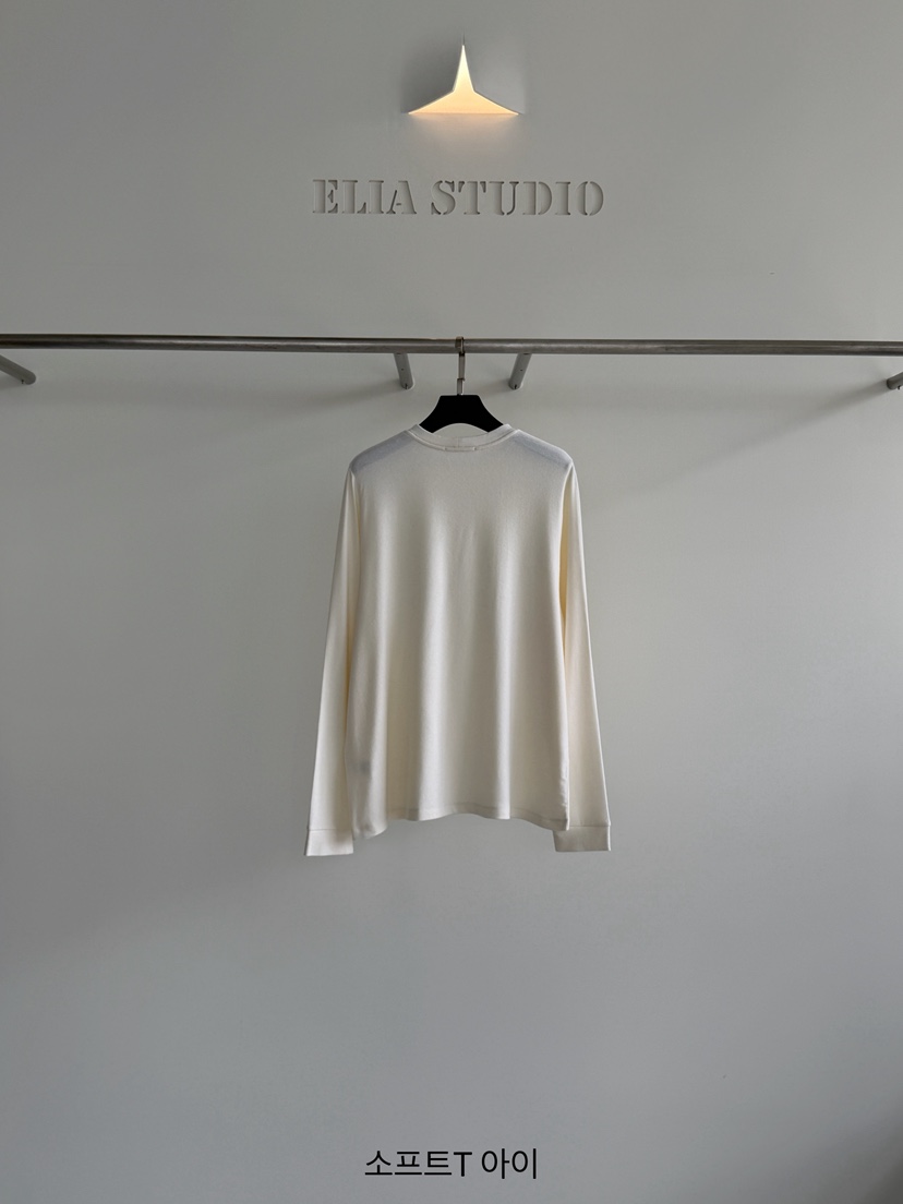 ELIA東大門代購女裝新品時尚休閑推薦熱賣人氣長袖T恤柔軟ELIA長袖T恤