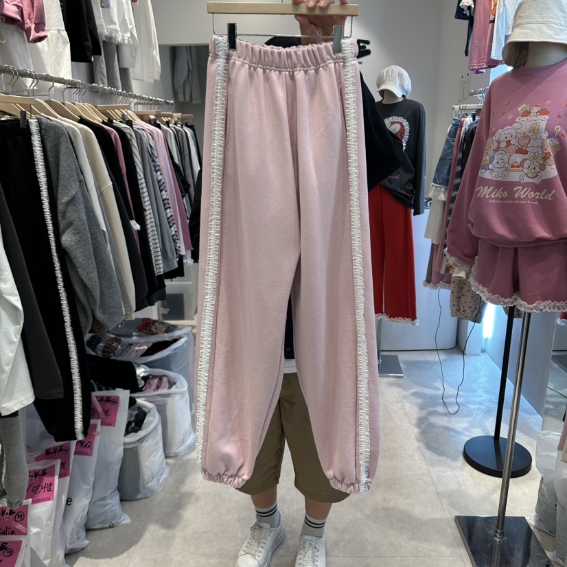 EVE東大門直郵女士新品推薦人氣真品休閑時尚休閑褲可愛的EVE休閑褲圖色4