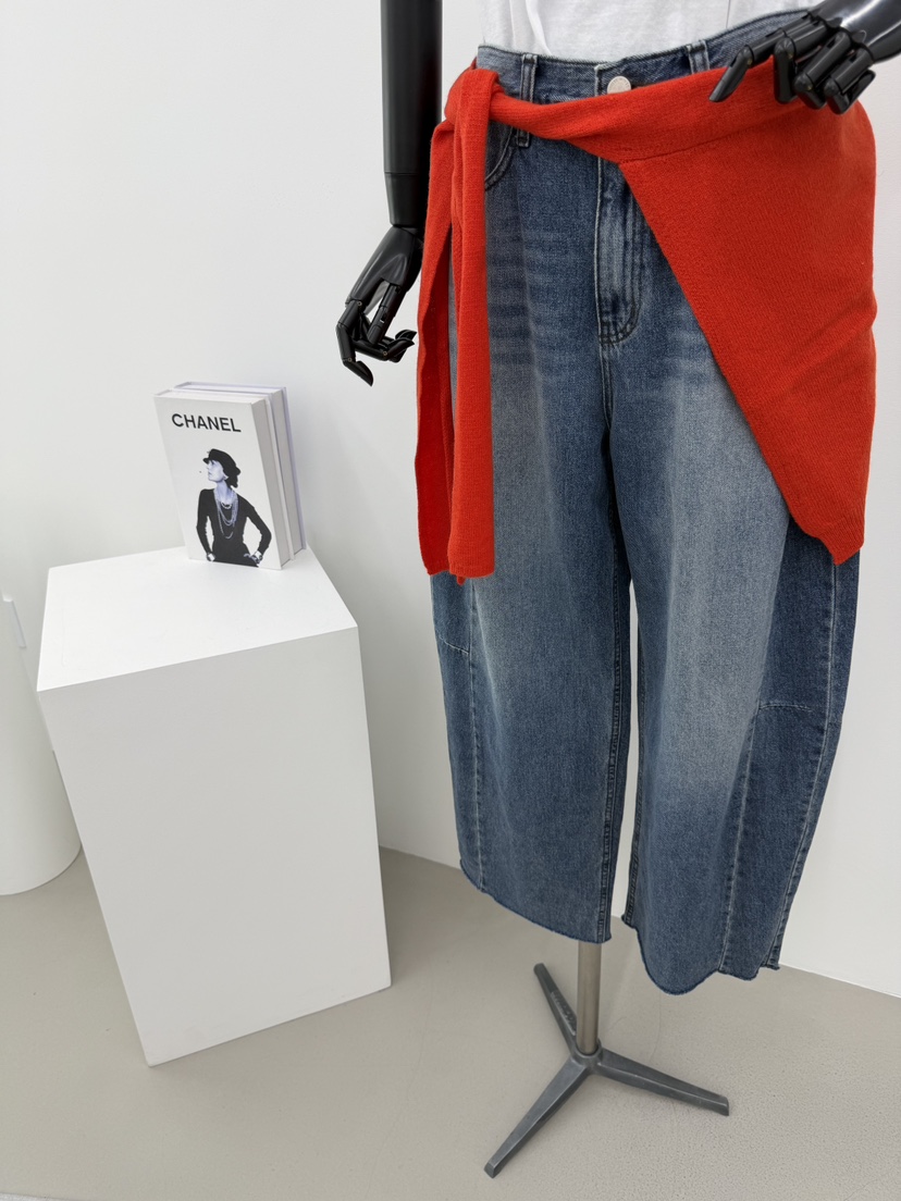 RED-A韓國代購女裝新品熱賣休閑真品人氣推薦時尚牛仔褲RED-A牛仔褲