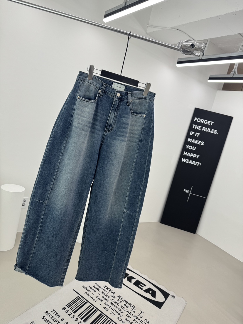 RED-A韓國代購女裝新品熱賣休閑真品人氣推薦時尚牛仔褲RED-A牛仔褲圖色1