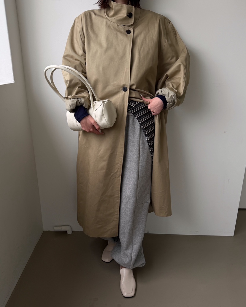 J SHOP東大門實拍女裝新品休閑真品推薦人氣熱賣長款風衣J_SHOP長款風衣