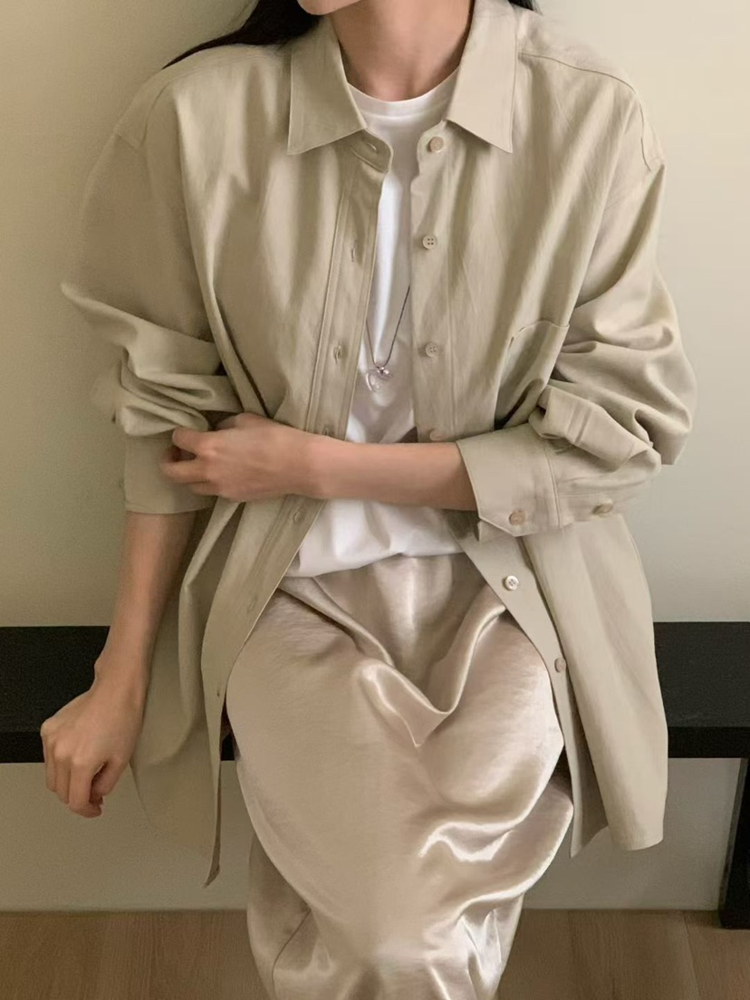 BINUS韓國直郵女裝新品休閑時尚真品人氣襯衫蕾絲衫不含內搭BINUS襯衫/蕾絲衫