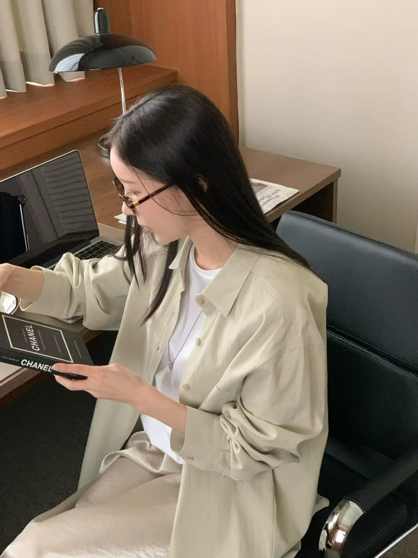 BINUS韓國直郵女裝新品休閑時尚真品人氣襯衫蕾絲衫不含內搭BINUS襯衫/蕾絲衫