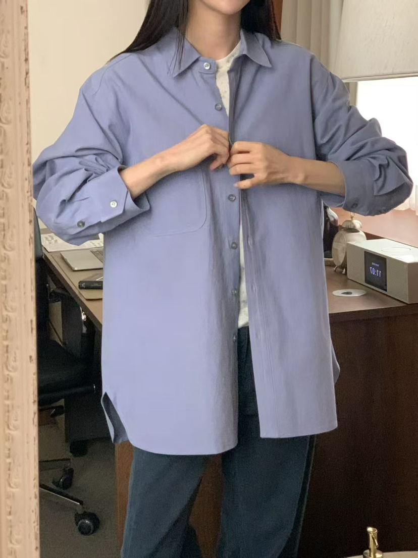 BINUS韓國直郵女裝新品休閑時尚真品人氣襯衫蕾絲衫不含內搭BINUS襯衫/蕾絲衫圖色2