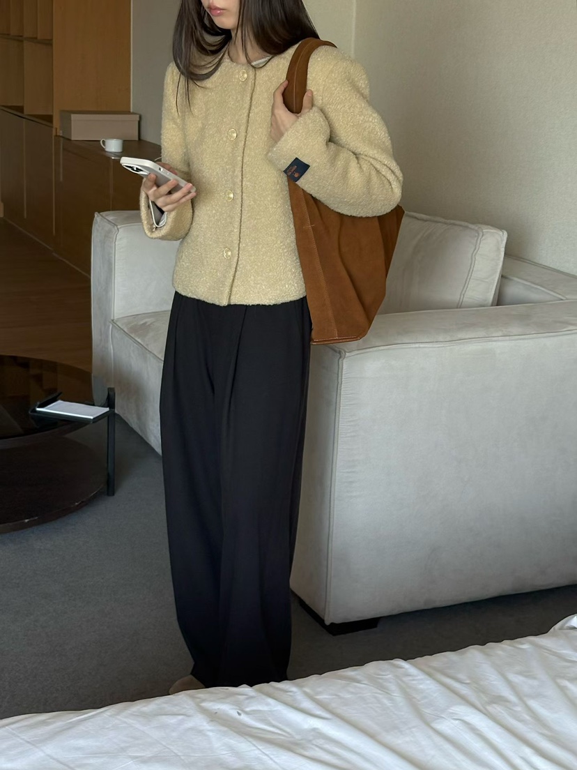 BINUS東大門代購女士新品真品熱賣休閑時尚推薦人氣短款大衣BINUS短款大衣