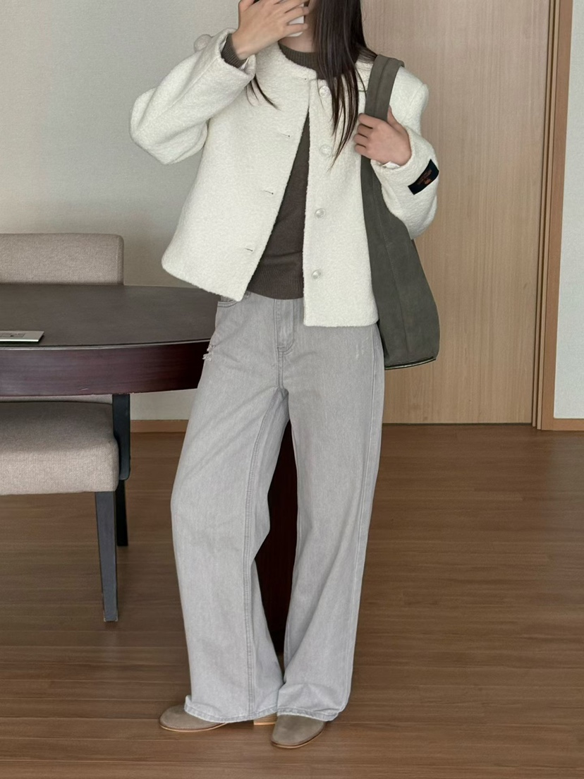BINUS東大門代購女士新品真品熱賣休閑時尚推薦人氣短款大衣BINUS短款大衣