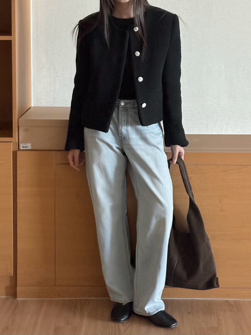 BINUS東大門代購女士新品真品熱賣休閑時尚推薦人氣短款大衣BINUS短款大衣圖色2