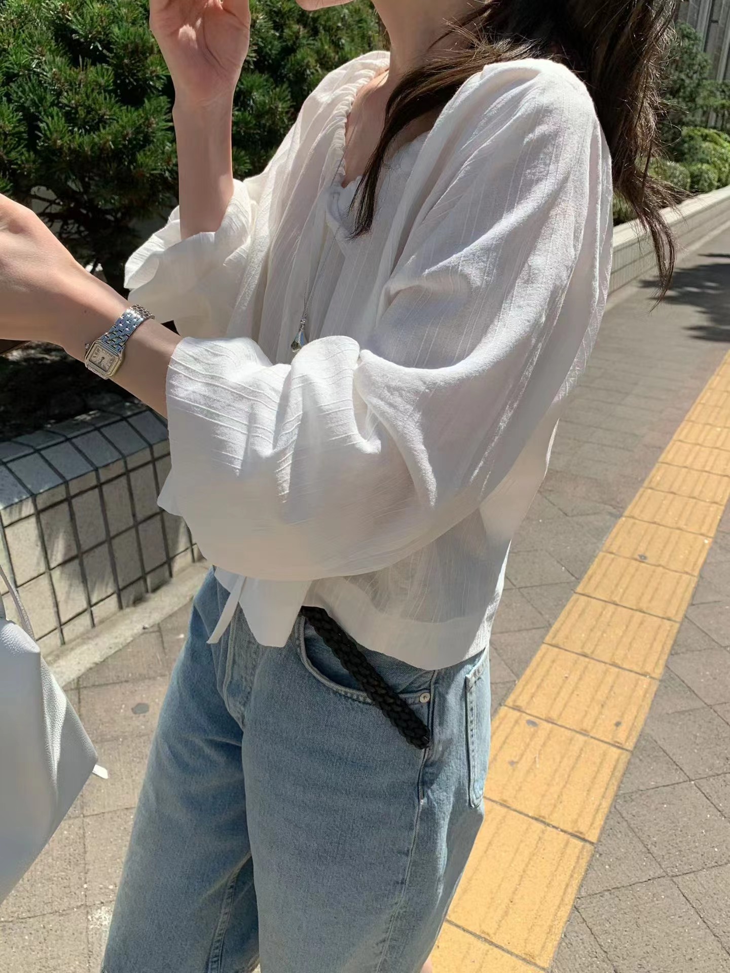 MELLOUNGE-멜라운지-T東大門代購女士新款真品襯衫蕾絲衫MELLOUNGE-2件起襯衫/蕾絲衫