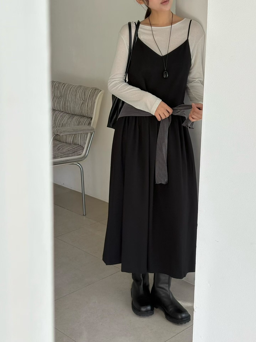 BINUS東大門實拍女士新品人氣真品熱賣推薦連衣裙不含內搭BINUS連衣裙