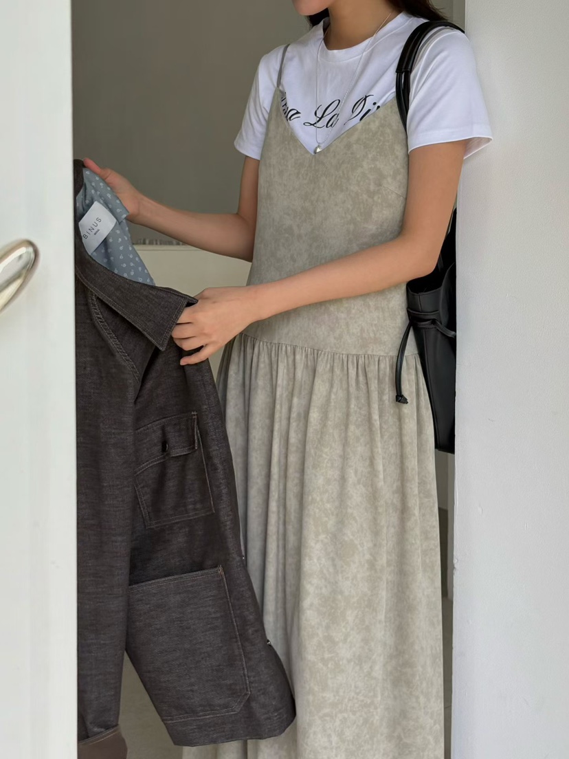 BINUS東大門實拍女士新品人氣真品熱賣推薦連衣裙不含內搭BINUS連衣裙
