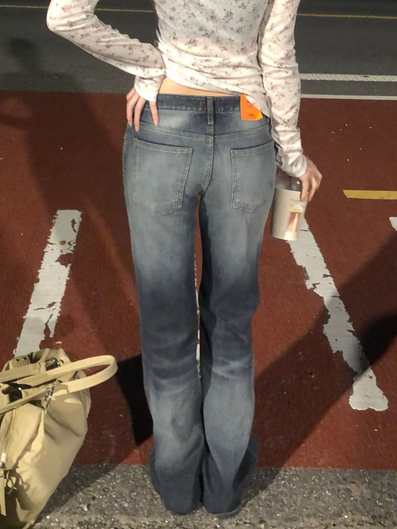 JJIM東大門代購女裝新品推薦時尚休閑人氣真品熱賣牛仔褲JJIM牛仔褲