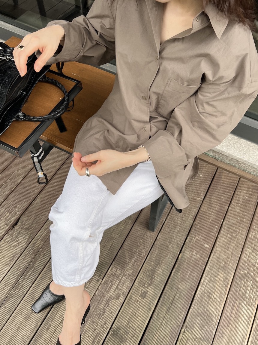 PLANTS ON GRAY東大門代購女裝新款時尚人氣襯衫蕾絲衫PLANTS ON GRAY襯衫/蕾絲衫