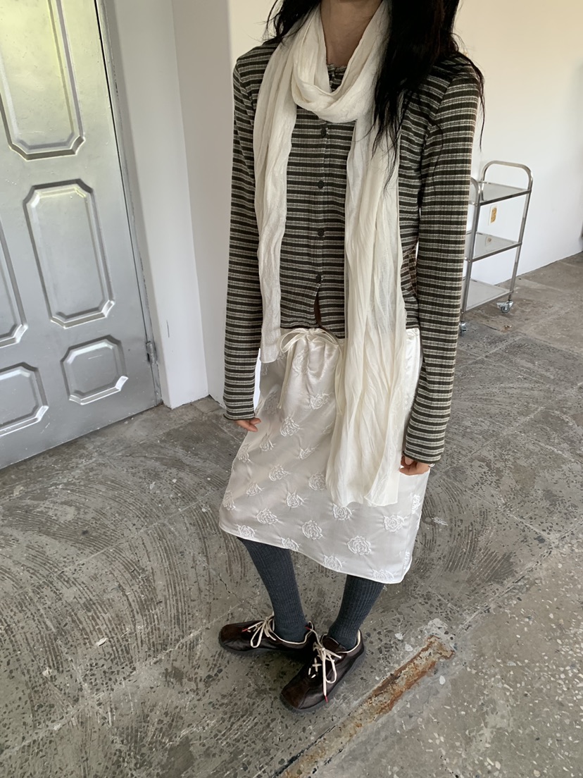VAARA東大門代購女士新品真品人氣圍巾披肩麻花針織蕾絲圍巾VAARA圍巾/披肩
