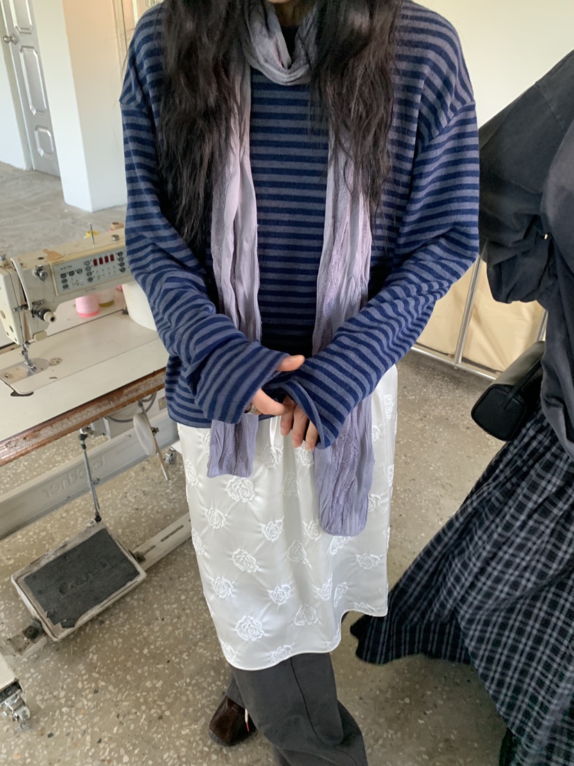 VAARA東大門代購女士新品真品人氣圍巾披肩麻花針織蕾絲圍巾VAARA圍巾/披肩圖色2