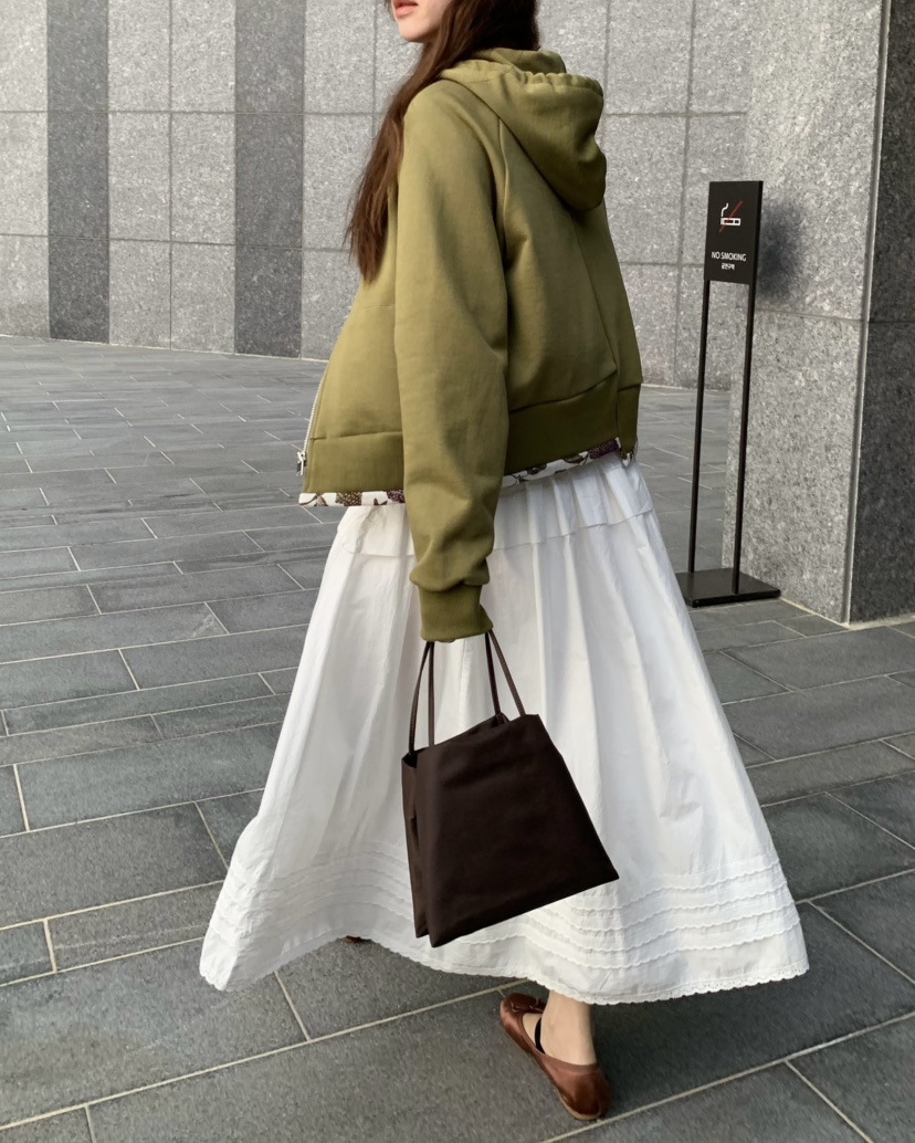 PEBBLE東大門實拍女士新款時尚熱賣衛衣拉鏈連帽衫印花撞色PEBBLE衛衣