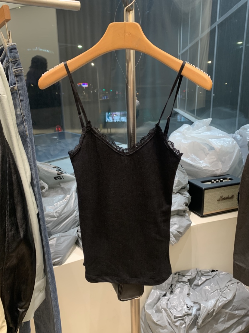 VAARA韓國直郵女士新款熱賣真品時尚人氣吊帶背心蕾絲無袖VAARA吊帶/背心圖色2