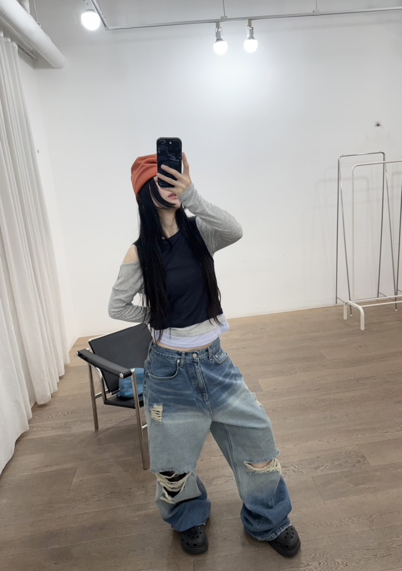 INTHEEND韓國直郵女士新款真品人氣時尚推薦熱賣休閑長袖T恤INTHEEND長袖T恤