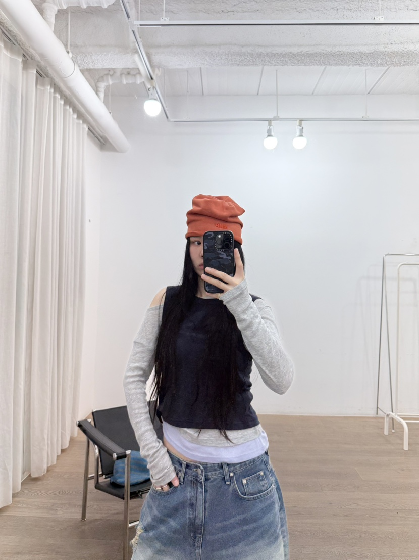 INTHEEND韓國直郵女士新款真品人氣時尚推薦熱賣休閑長袖T恤INTHEEND長袖T恤
