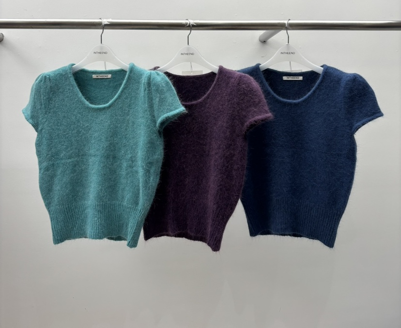 INTHEEND韓國直郵女裝新品休閑推薦真品熱賣針織衫安哥拉INTHEEND針織衫