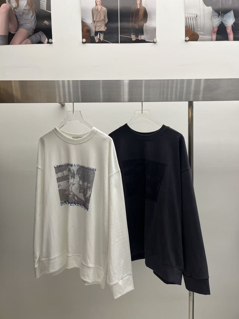 AMOOD韓國直郵女裝新品時尚人氣休閑推薦熱賣長袖T恤抓絨AMOOD長袖T恤