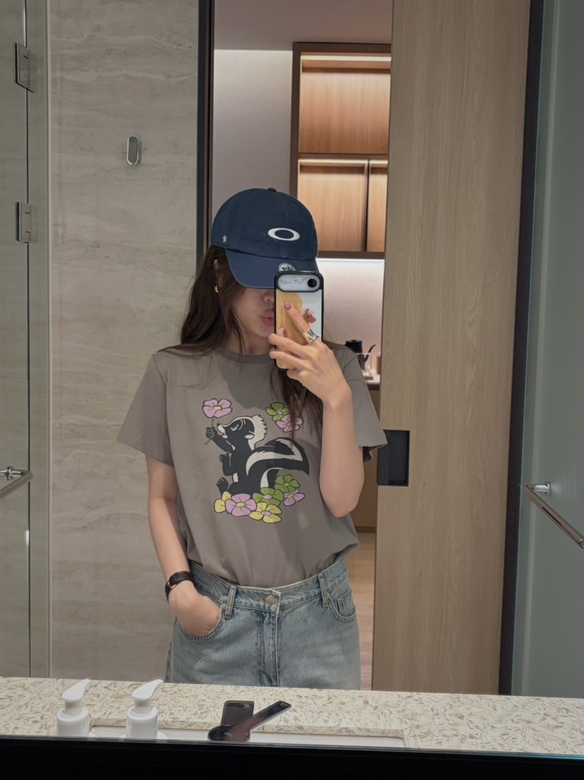 PEBBLE韓國直郵女士新款推薦真品休閑時尚熱賣人氣T恤PEBBLET恤