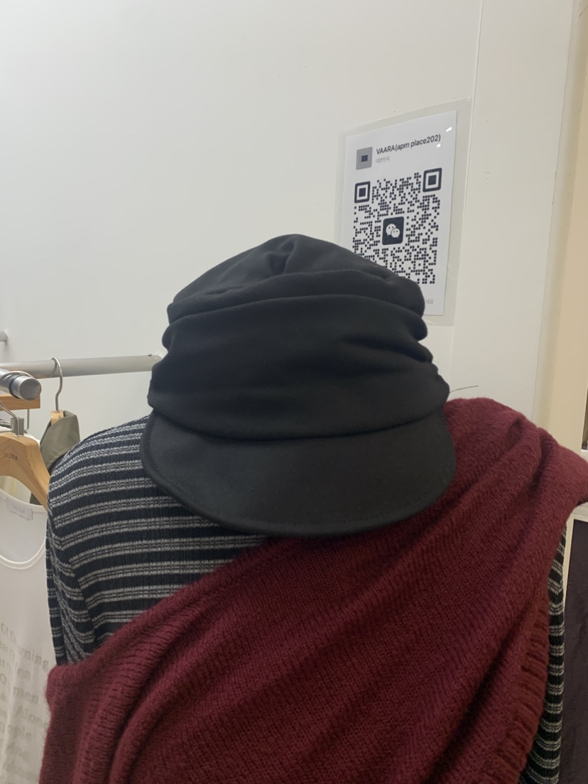 VAARA東大門實拍女士新品推薦真品時尚休閑人氣熱賣帽子褶皺VAARA帽子圖色3
