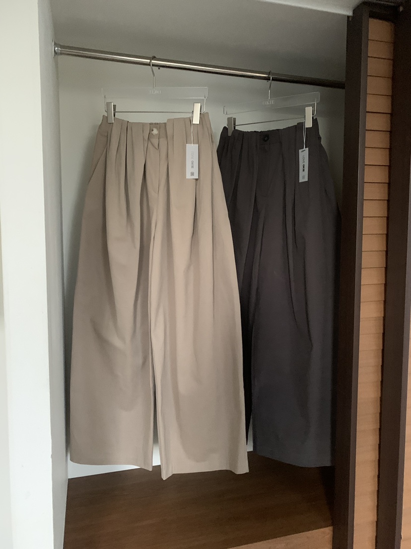 OKIE韓國直郵女裝新品休閑人氣真品熱賣推薦時尚休閑褲折疊OKIE休閑褲圖色2左二色