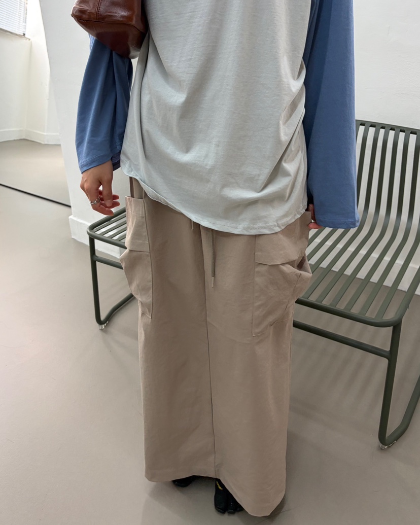 AT THE TOP韓國代購女士新款人氣推薦真品休閑熱賣長裙AT THE TOP長裙