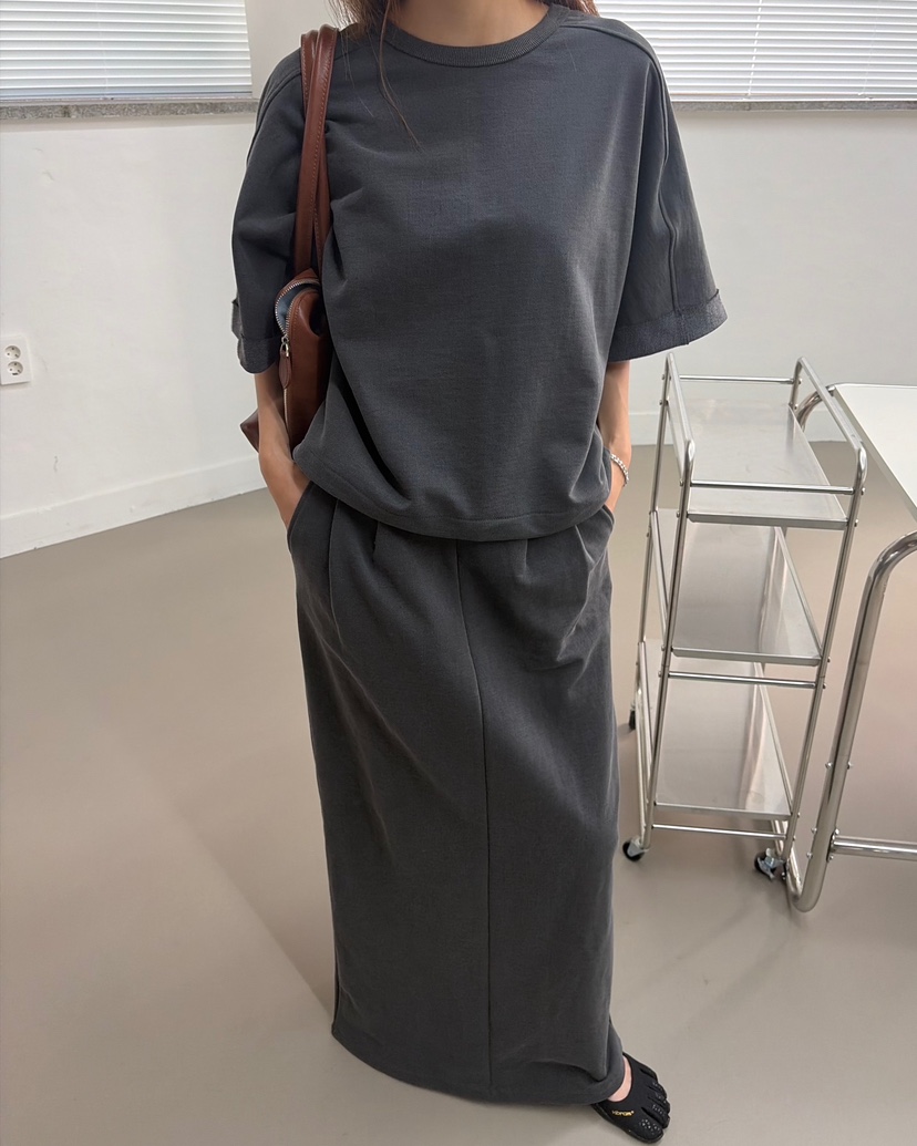 AT THE TOP東大門代購女裝新品真品時尚休閑推薦熱賣長裙AT THE TOP長裙
