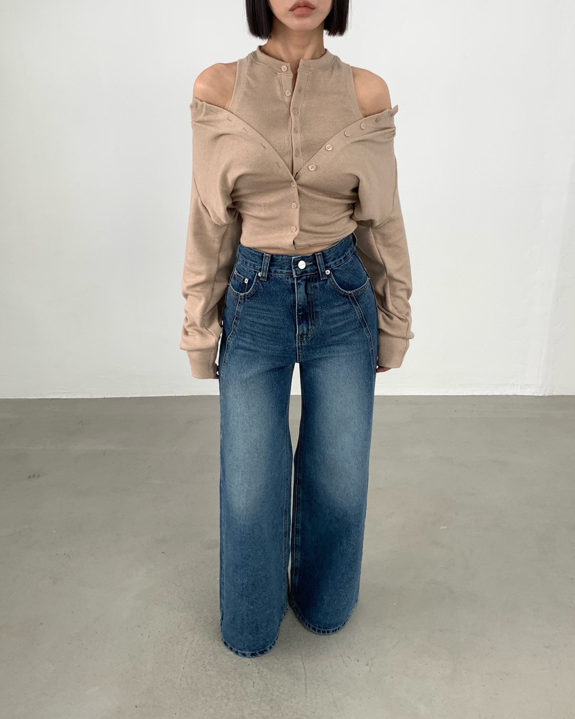 2TWO MOON東大門實拍女士新品推薦熱賣真品開衫雙層開衫2TWO MOON開衫