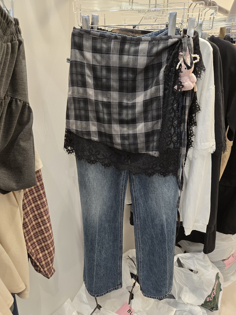 BLUE BANANA東大門實拍女裝新品時尚休閑人氣真品推薦短裙BLUE BANANA短裙圖色2