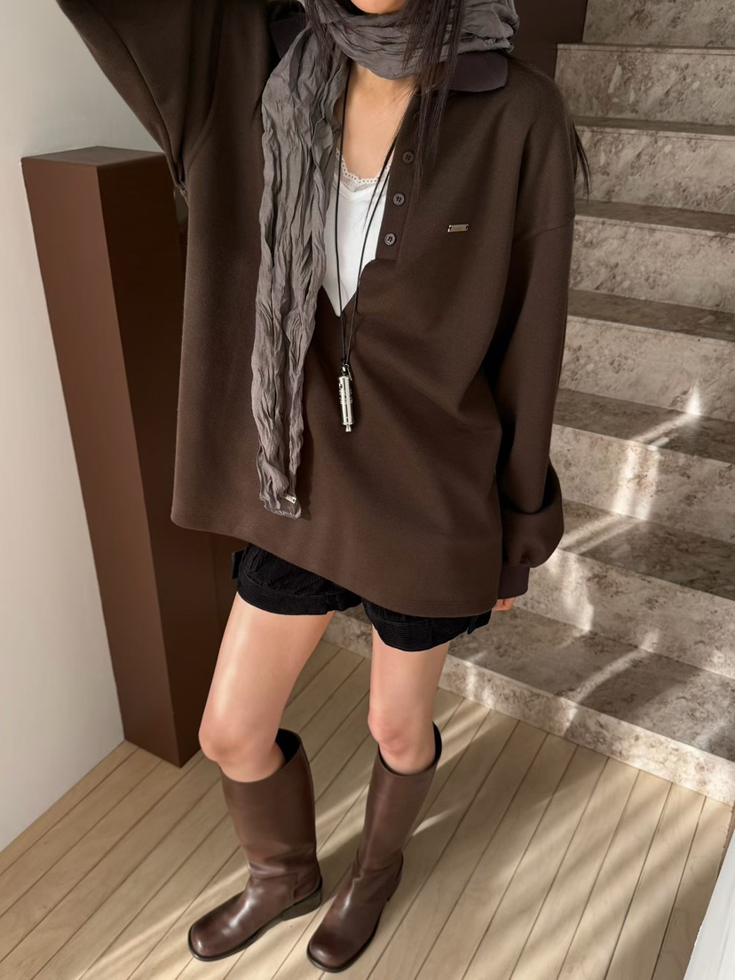 ARKIE/TAF東大門實拍女士新款時尚推薦人氣熱賣休閑長袖T恤ARKIE/TAF長袖T恤