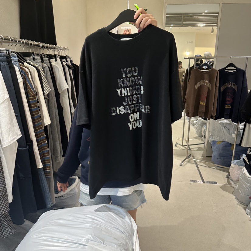 LIVU/MEMO CLASSIC東大門直郵女裝新品推薦休閑真品T恤LIVU/MEMO CLASSICT恤圖色2
