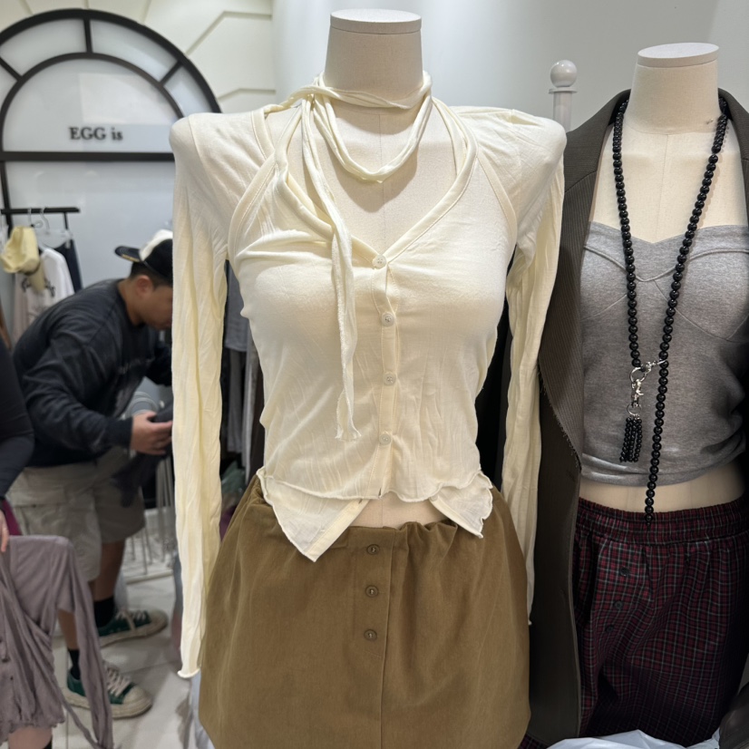 EGG IS東大門代購女裝新款推薦時尚休閑熱賣真品人氣套裝EGG IS套裝圖色2