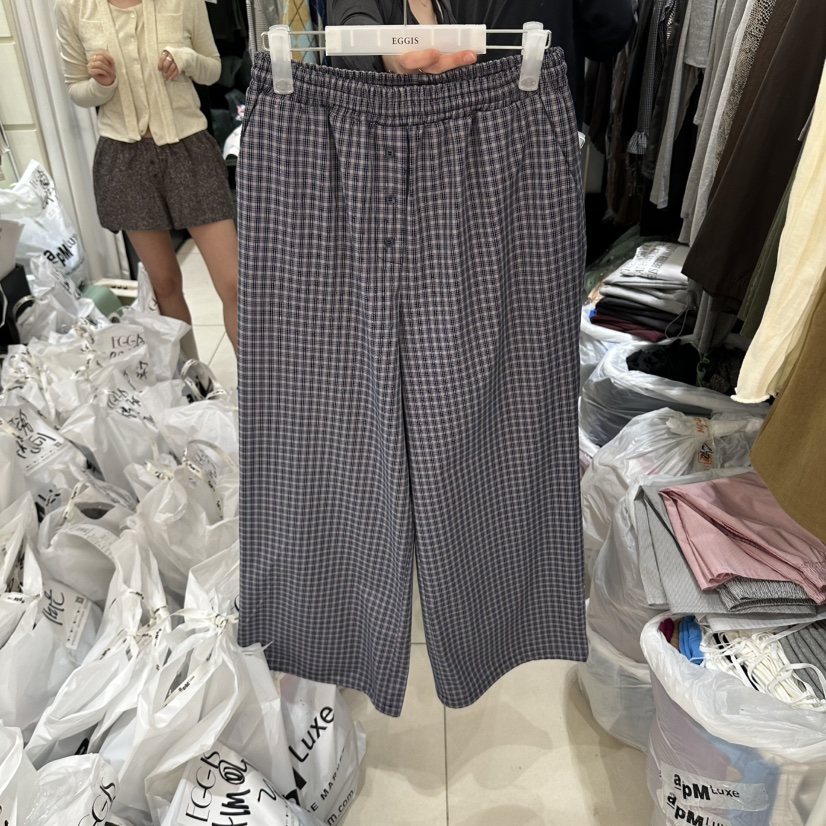 EGG IS東大門直郵女裝新款時尚休閑真品人氣熱賣推薦休閑褲EGG IS休閑褲圖色3