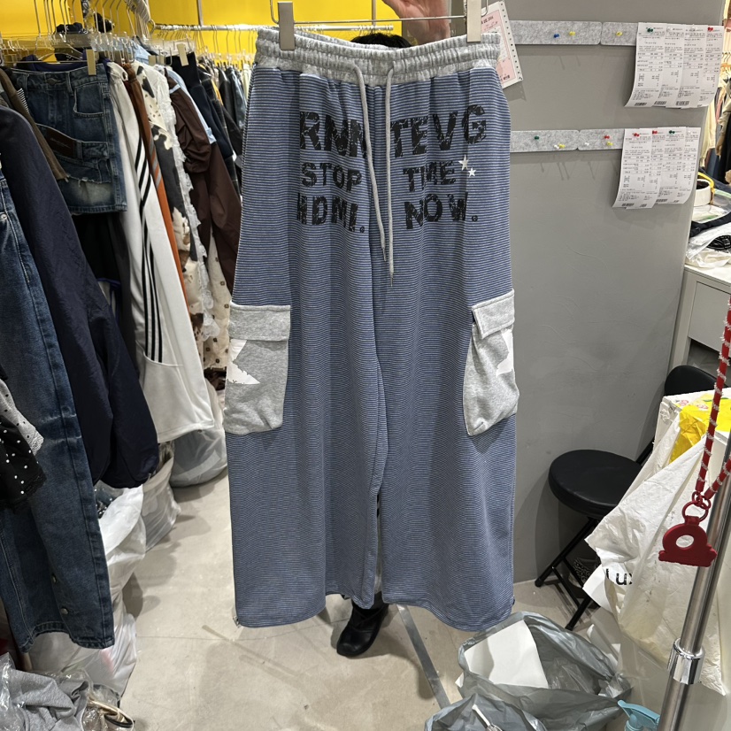 MOMAZU東大門代購女士新品熱賣真品人氣休閑時尚休閑褲絨MOMAZU休閑褲圖色1