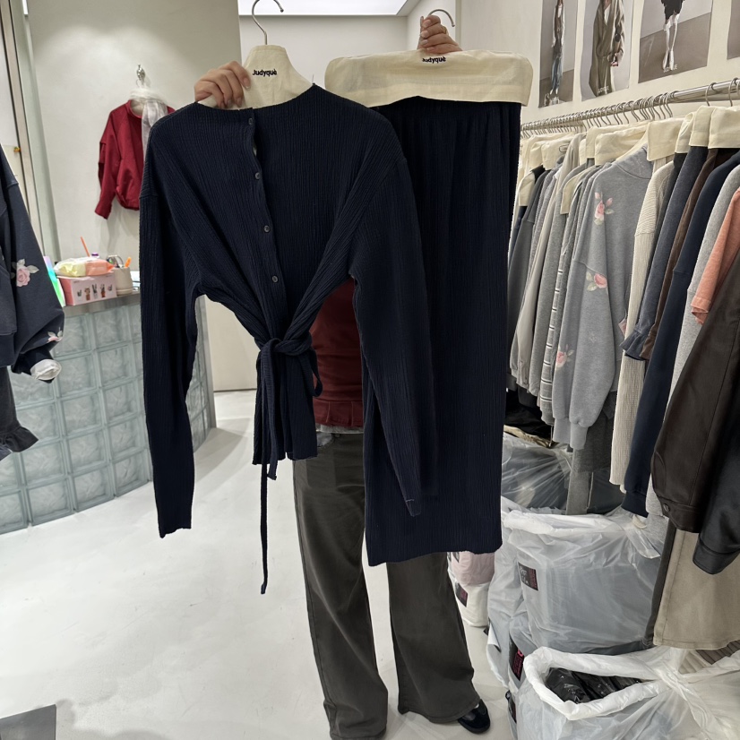 JUDYQUE韓國直郵女裝新品人氣休閑真品熱賣時尚推薦套裝JUDYQUE套裝圖色2