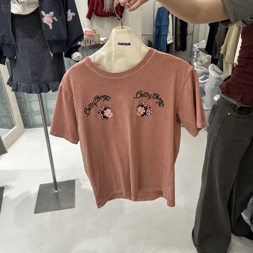JUDYQUE東大門代購女士新款真品熱賣時尚人氣推薦休閑T恤JUDYQUET恤圖色1