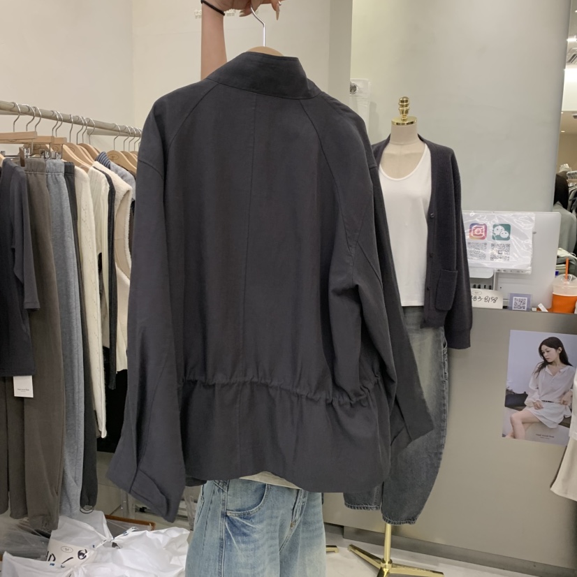 TAKE YOUR TIME韓國直郵女士新品休閑時尚人氣夾克高領take your time夾克