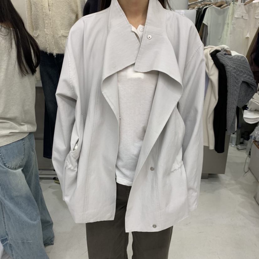 TAKE YOUR TIME韓國直郵女士新品休閑時尚人氣夾克高領take your time夾克圖色1