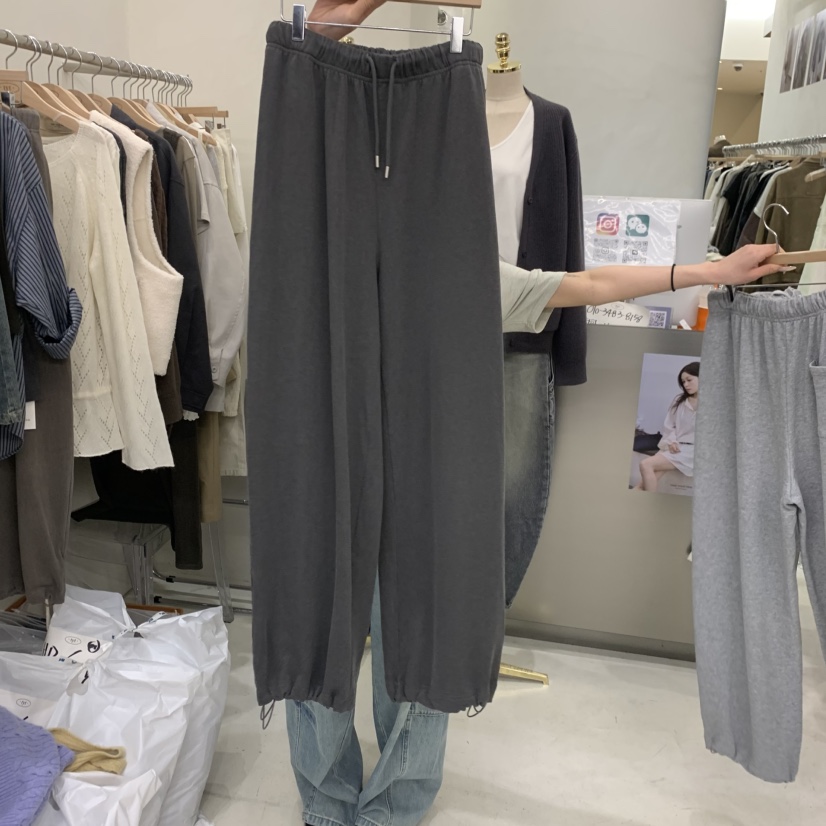 TAKE YOUR TIME韓國代購女裝新品推薦時尚真品休閑褲運動take your time休閑褲圖色2墨