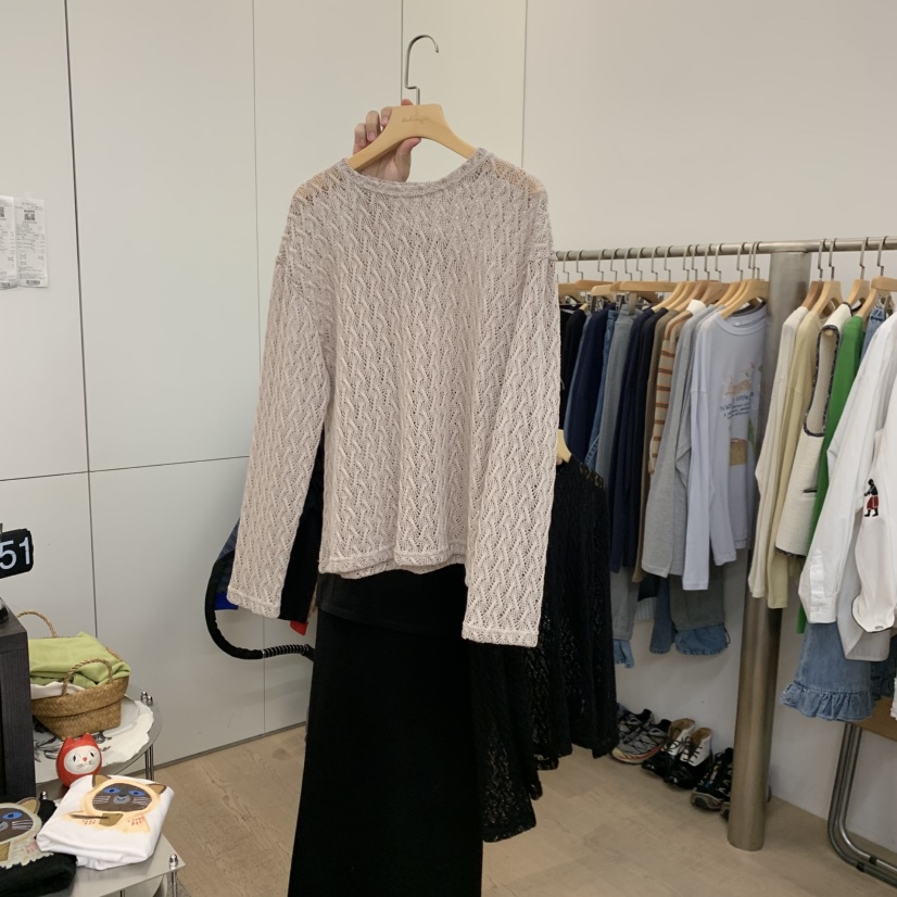 DOHWAJI東大門代購女士新品人氣真品休閑推薦針織衫不含內搭DOHWAJI針織衫圖色3